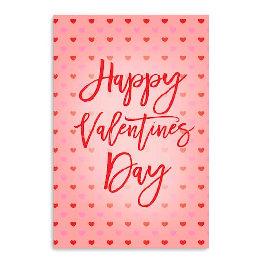 Valentine Multiple Hearts I Canvas Giclée Art